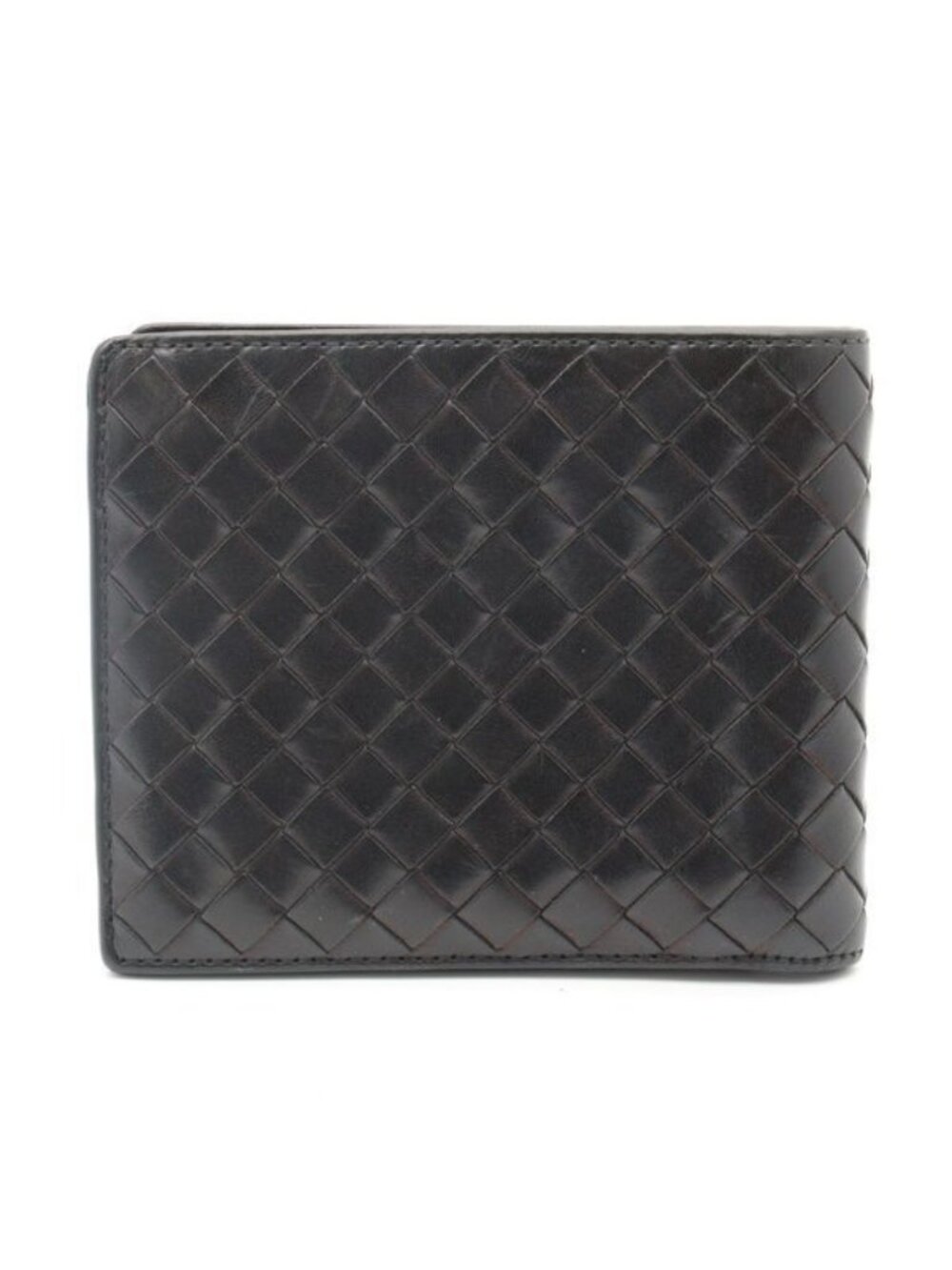Bottega Veneta Intrecciato Black Bifold Wallet Apaako Mtm